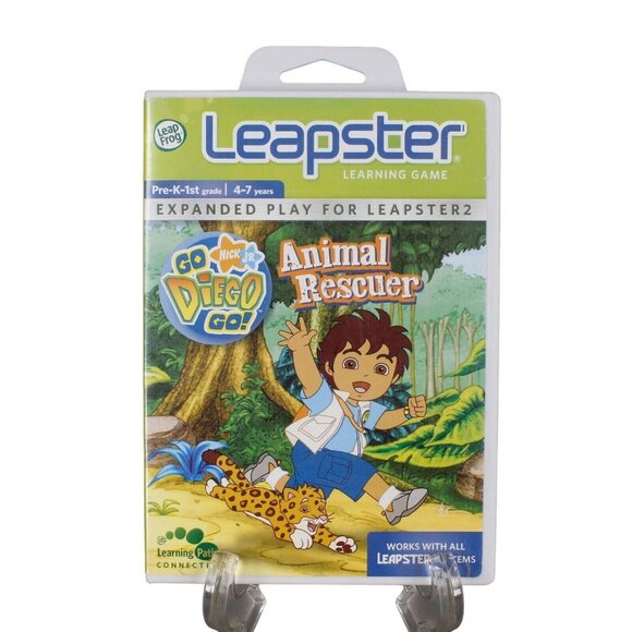 Other - Leap Frog Leapster Go Diego Animal Rescuer Pre K 1st Grade Learning Game